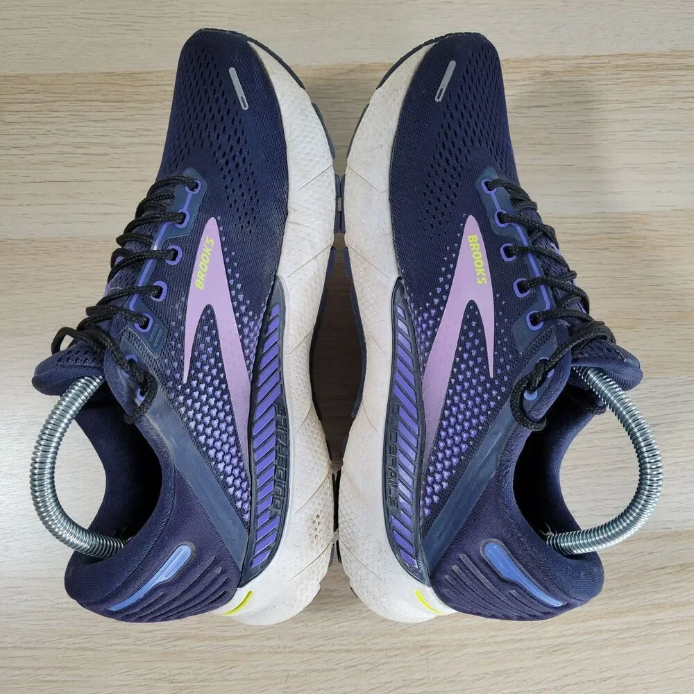 Brooks Adrenaline GTS22 Running Shoes Peacoat/Blue Iris Womens 10.5 Sneakers